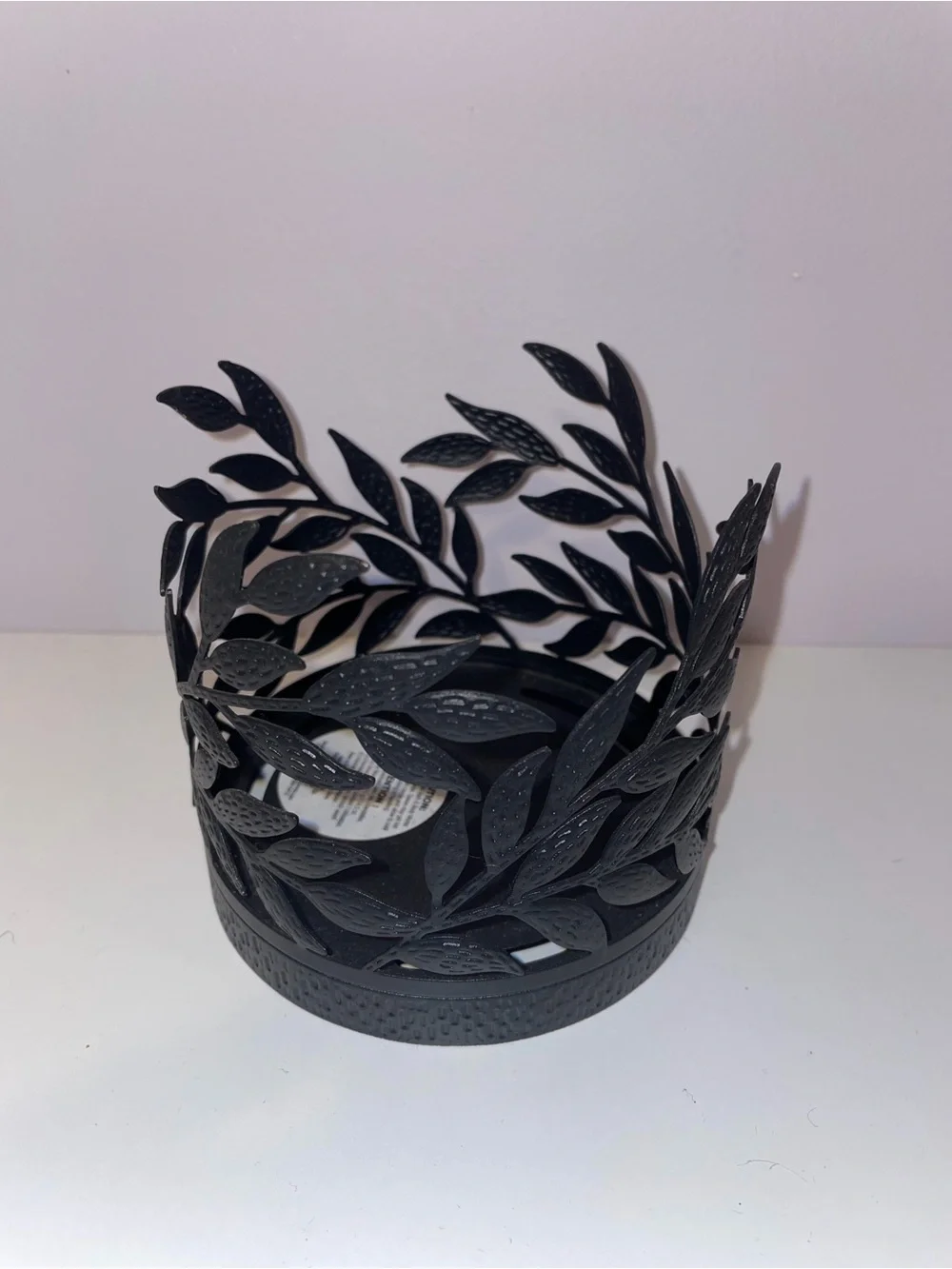 Bath & Body Works Modern Branches 3-Wick Candle Holder in Black